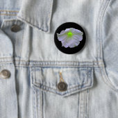Badge Rond 5 Cm Bouton vert pétunia (En situation)