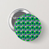 Badge Rond 5 Cm BOUTON vert pourpre pour points (Devant & derrière)