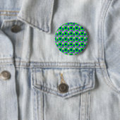 Badge Rond 5 Cm BOUTON vert pourpre pour points (En situation)