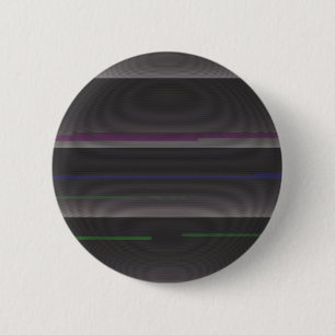 Badge Rond 5 Cm Bouton VHS Glitch Variante 2