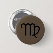Badge Rond 5 Cm Bouton Vierge (Devant & derrière)