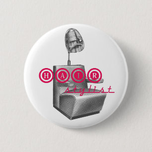 Badge Rond 5 Cm Bouton vintage de chaise de dessiccateur de