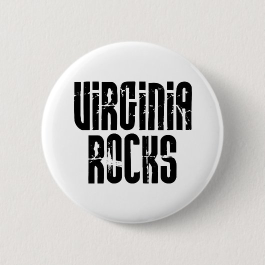 Badge Rond 5 Cm Bouton Virginia Rocks (Devant)