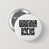 Badge Rond 5 Cm Bouton Virginia Rocks (Devant & derrière)