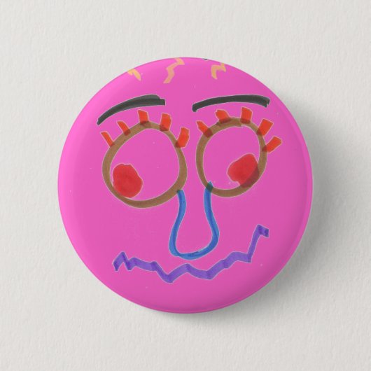 Badge Rond 5 Cm Bouton Visages amusants (Devant)