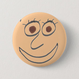 Badge Rond 5 Cm Bouton Visages amusants