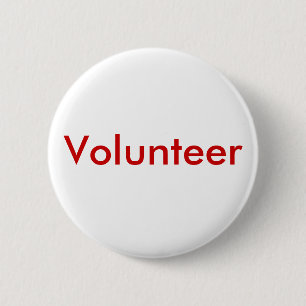 Badge Rond 5 Cm Bouton volontaire pour les affaires, l'école, le t