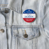 Badge Rond 5 Cm Bouton Vote (En situation)