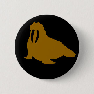 Badge Rond 5 Cm Bouton Walrus