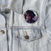 Badge Rond 5 Cm Bouton Xiao (En situation)