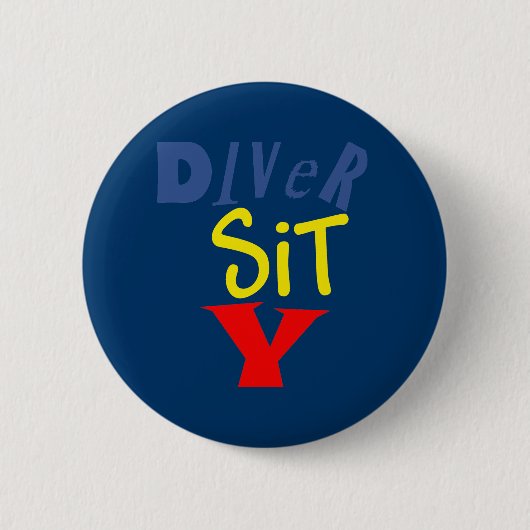 Badge Rond 5 Cm Bouton Y du plongeur (Devant)