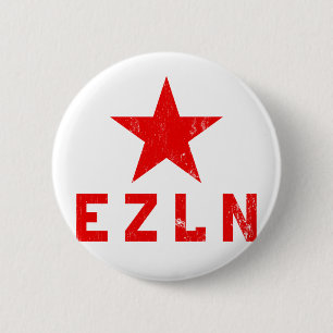 Badge Rond 5 Cm Bouton Zapatiste EZLN