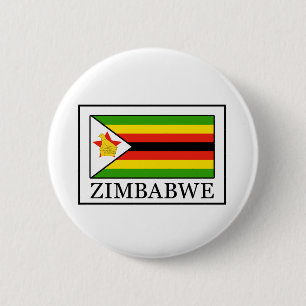 Badge Rond 5 Cm Bouton Zimbabwe