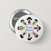 Badge Rond 5 Cm Boutons (Devant & derrière)