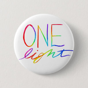 Badge Rond 5 Cm Boutons à épingles à un léger arc-en-ciel inspiran