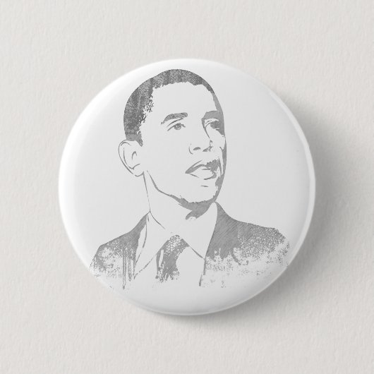 Badge Rond 5 Cm Boutons affligés de Barack Obama (Devant)