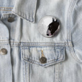 Badge Rond 5 Cm Boutons anglais d'insigne de bull-terrier (En situation)