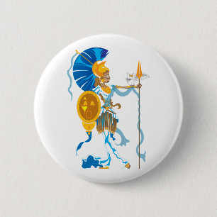 Badge Rond 5 Cm Boutons Athena