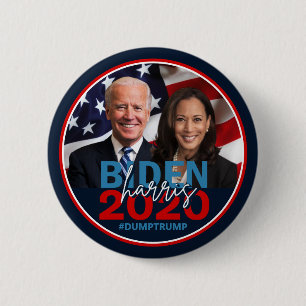 Badge Rond 5 Cm Boutons Collectif Cool Biden Harris 2020