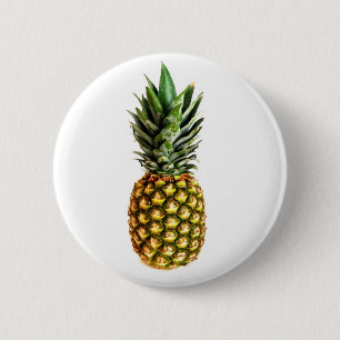 Badge Rond 5 Cm Boutons d'ananas