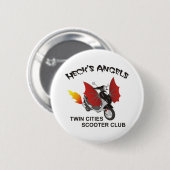 Badge Rond 5 Cm Boutons d'anges d'estacades à claire-voie (Devant & derrière)