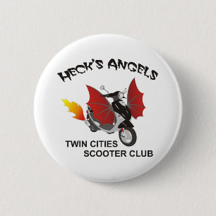 Badge Rond 5 Cm Boutons d'anges d'estacades à claire-voie