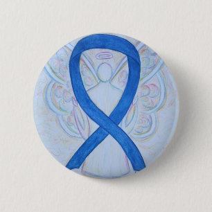 Badge Rond 5 Cm Boutons d'art personnalisé Angel de ruban de sensi