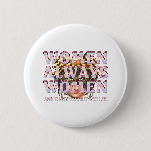 Badge Rond 5 Cm Boutons d'autonomisation des femmes TEE (Devant)
