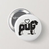 BADGE ROND 5 CM BOUTONS DE CARLINS (Devant & derrière)