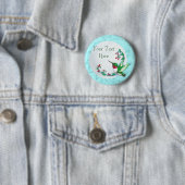 Badge Rond 5 Cm Boutons de colibri (En situation)