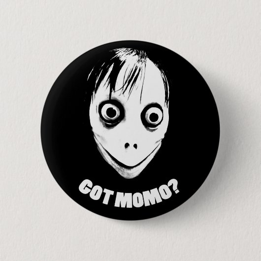 Badge Rond 5 Cm Boutons de créature de MOMO (Devant)