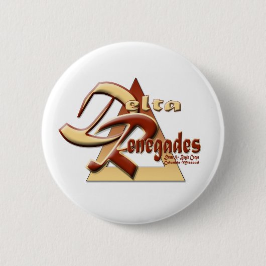Badge Rond 5 Cm Boutons de delta (Devant)