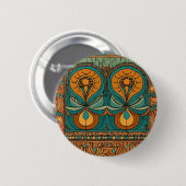 Badge Rond 5 Cm Boutons de dessin Motif africain (Devant & derrière)