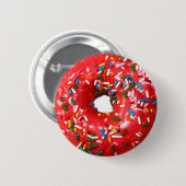 Badge Rond 5 Cm Boutons de donut (Devant & derrière)