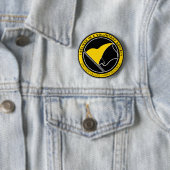 Badge Rond 5 Cm Boutons de drapeau d'AnCap (En situation)