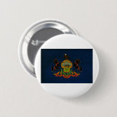 Badge Rond 5 Cm Boutons de drapeau de la Pennsylvanie (Devant & derrière)