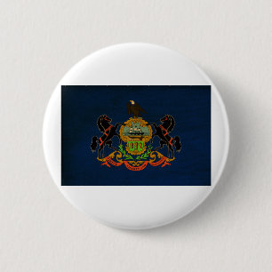 Badge Rond 5 Cm Boutons de drapeau de la Pennsylvanie