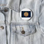 Badge Rond 5 Cm Boutons de drapeau de la Virginie (En situation)