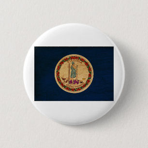 Badge Rond 5 Cm Boutons de drapeau de la Virginie