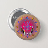 Badge Rond 5 Cm Boutons de Dreamcatcher (Devant & derrière)