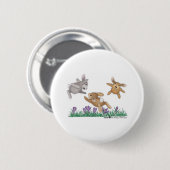 Badge Rond 5 Cm Boutons de HappyHoppers® (Devant & derrière)