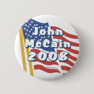Badge Rond 5 Cm Boutons de John McCain
