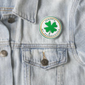 Badge Rond 5 Cm Boutons de Jour de la Saint Patrick (En situation)