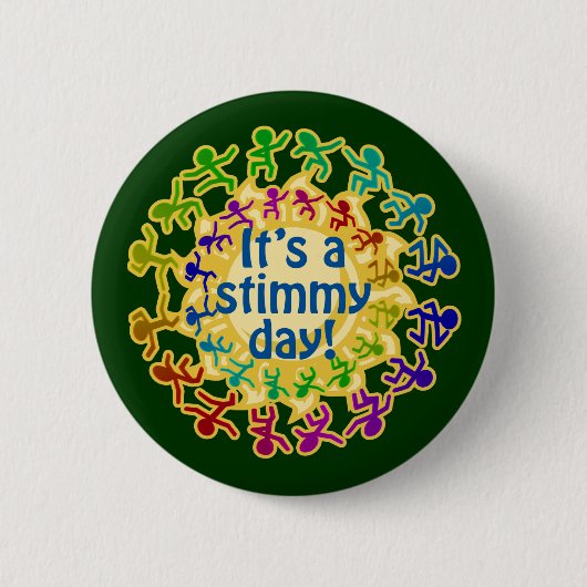 Badge Rond 5 Cm Boutons de jour de Stimmy (Devant)
