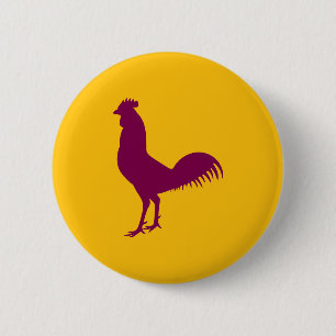 Badge Rond 5 Cm Boutons de la fierté du coq