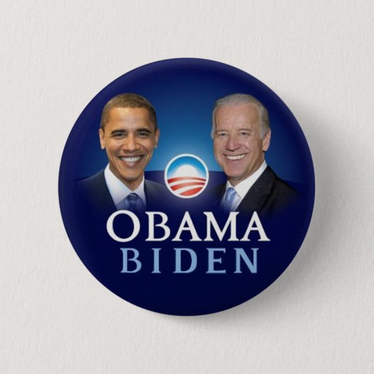 Badge Rond 5 Cm Boutons de l'élection 2012 d'Obama Biden (Devant)