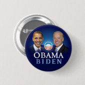 Badge Rond 5 Cm Boutons de l'élection 2012 d'Obama Biden (Devant & derrière)