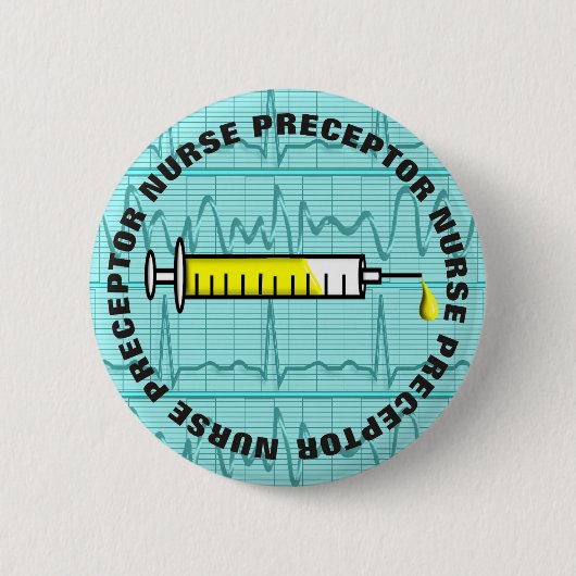 Badge Rond 5 Cm Boutons de maître d'infirmière (Devant)