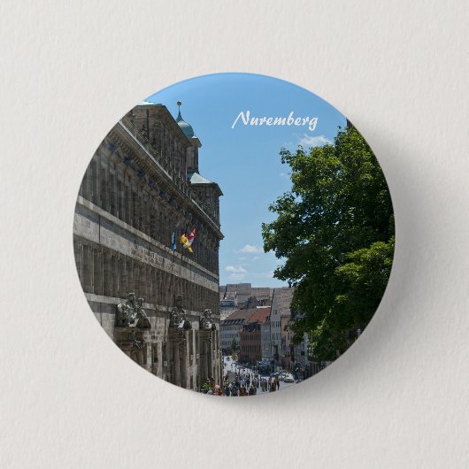 Badge Rond 5 Cm Boutons de Nuremberg (Devant)