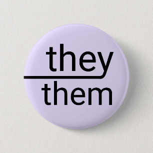 Badge Rond 5 Cm Boutons de pronom